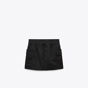 Zara Black Mini Skort